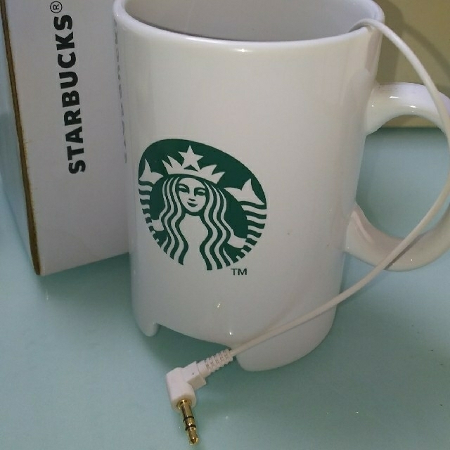 Starbucks Coffee(スターバックスコーヒー)のスタフォード様専用 スタバ マグカップ型スピーカー、スタバマドラーセット スマホ/家電/カメラのオーディオ機器(スピーカー)の商品写真