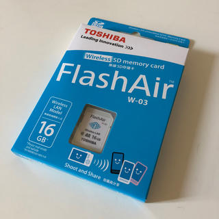 トウシバ(東芝)の東芝 Flash Air 16GB 未開封(その他)