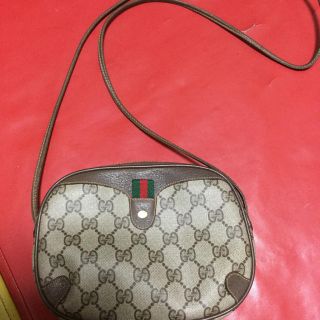 グッチ(Gucci)のN様専用❗️オールドグッチ  ショルダーバッグ こな吹きあり❗️シェリーライン(ショルダーバッグ)