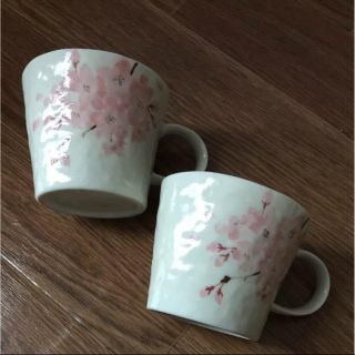 桜のマグカップ(グラス/カップ)