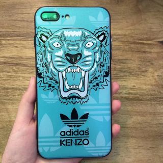 KENZO - iPhone7 ️iPhone8 ️ケース ブルーの通販｜ラクマ