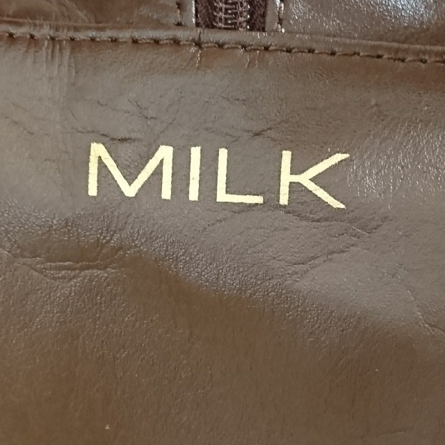 MILK(ミルク)のMILK ハートバッグ ブラウン レディースのバッグ(ハンドバッグ)の商品写真