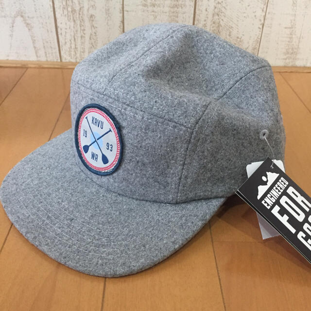 KAVU(カブー)のカブー kavu ウーリー キャップ Wooley cap グレー メンズの帽子(キャップ)の商品写真