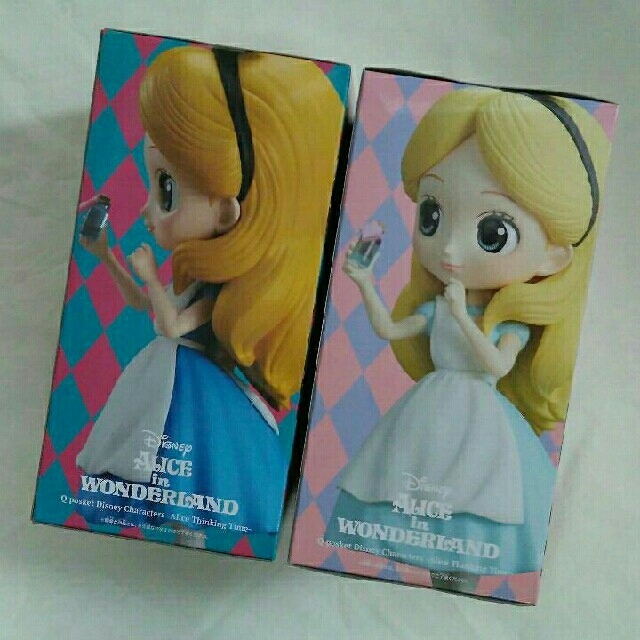 Disney(ディズニー)の全2種set Q posket Alice/アリス Thinking Time  エンタメ/ホビーのフィギュア(SF/ファンタジー/ホラー)の商品写真