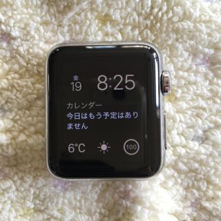 アップルウォッチ(Apple Watch)のアップル AppleWatch 第1世代 38mm ステンレス(スマートフォン本体)