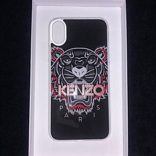 ケンゾー(KENZO)の☆ KENZO ケンゾー  ☆ タイガー ブラック iPhone X ケース (iPhoneケース)