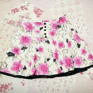 ジルスチュアート(JILLSTUART)の♥値下げ♥【JILL STUART】花柄ミニスカート◡̈*(ミニスカート)