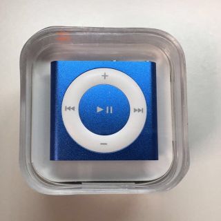 アップル(Apple)の新品 Apple iPod shuffle 2GB 第4世代 ブルー(ポータブルプレーヤー)