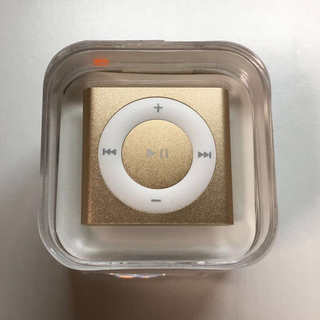 アップル(Apple)の新品 Apple iPod shuffle 2GB 第4世代 ゴールド(ポータブルプレーヤー)