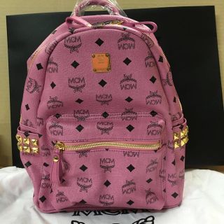 エムシーエム(MCM)の☆正規品ほぼ未使用☆mcmリュック(ピンク/s)(リュック/バックパック)