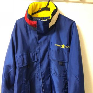 トミーヒルフィガー(TOMMY HILFIGER)の90sトミーヒルフィガー ナイロンフラッグジャケット(ナイロンジャケット)