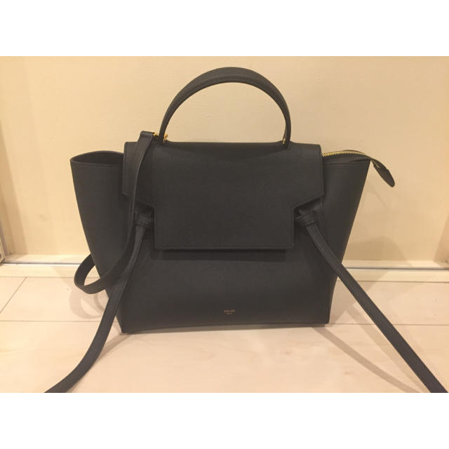 着後レビューで 送料無料】 - celine 確実正規 ベルトバッグ セリーヌ