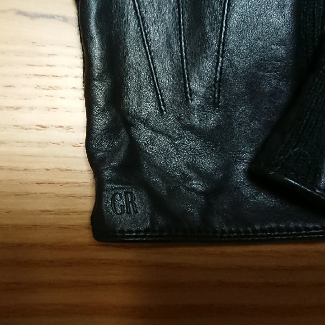 GEORGES RECH(ジョルジュレッシュ)の黒の革手袋 ジョルジュレッシュ レディースのファッション小物(手袋)の商品写真