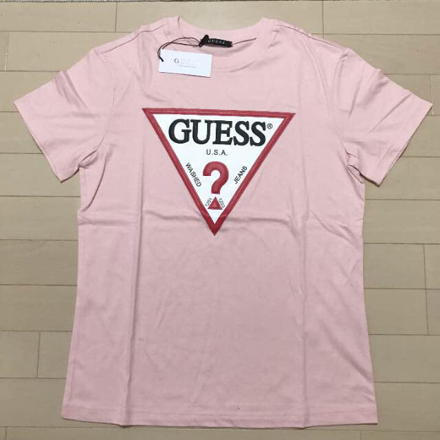 限定値下げ guess tシャツ Mサイズ 新品 ピンク