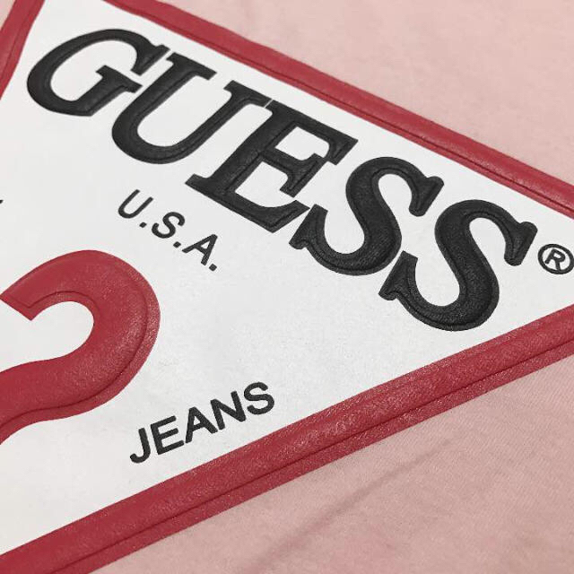 GUESS(ゲス)の限定値下げ guess tシャツ Mサイズ 新品 ピンク  メンズのトップス(Tシャツ/カットソー(半袖/袖なし))の商品写真