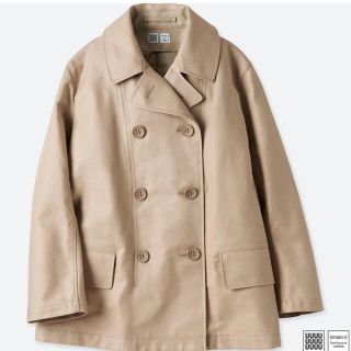 ユニクロ(UNIQLO)のユニクロ Pコート ダウンライナー付き Sサイズ／ベージュ新品！Uniqlo U(ピーコート)