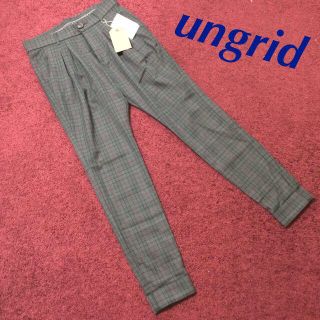 アングリッド(Ungrid)のungrid チェックジョッパーズPT(クロップドパンツ)