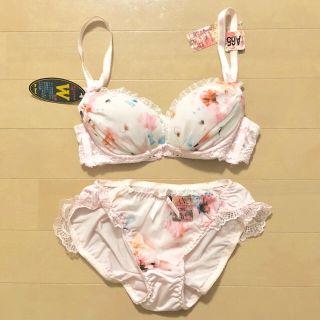 新品タグ付き♡ブラ ショーツ 上下セット A65(ブラ&ショーツセット)