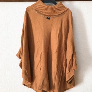 スコットクラブ(SCOT CLUB)の美品 スコットクラブ タートルネックポンチョニット(ニット/セーター)