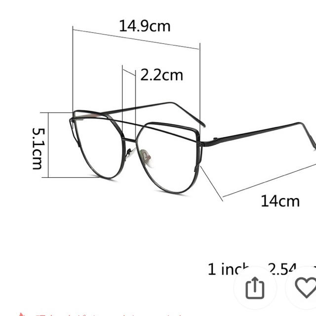 shiii‼︎ 様 専用 キャットアイ サングラス レディースのファッション小物(サングラス/メガネ)の商品写真