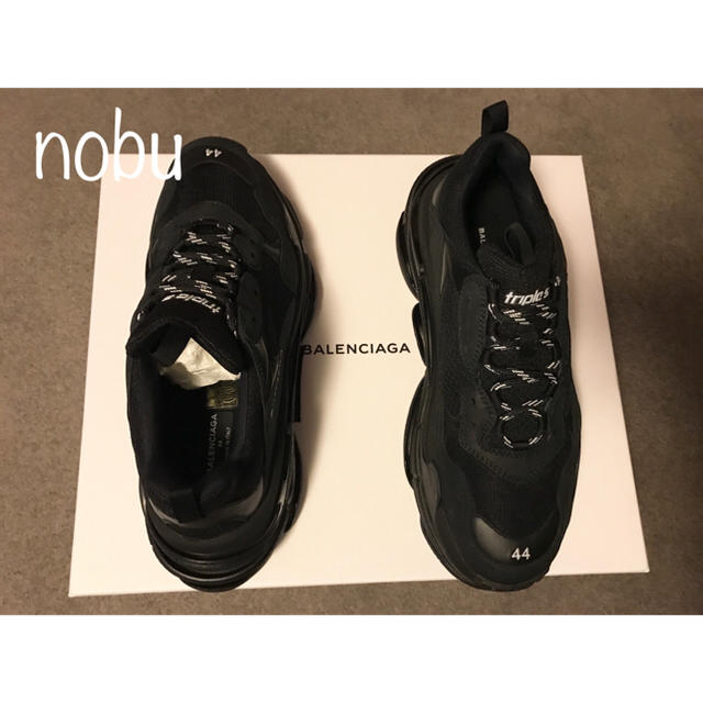 Balenciaga(バレンシアガ)の新品【BALENCIAGA - Triple S】トリプルS 44 ブラック メンズの靴/シューズ(スニーカー)の商品写真