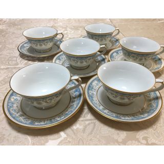 ノリタケ(Noritake)のノリタケ ポロネーズ 2045 カップソーサー 6客(グラス/カップ)