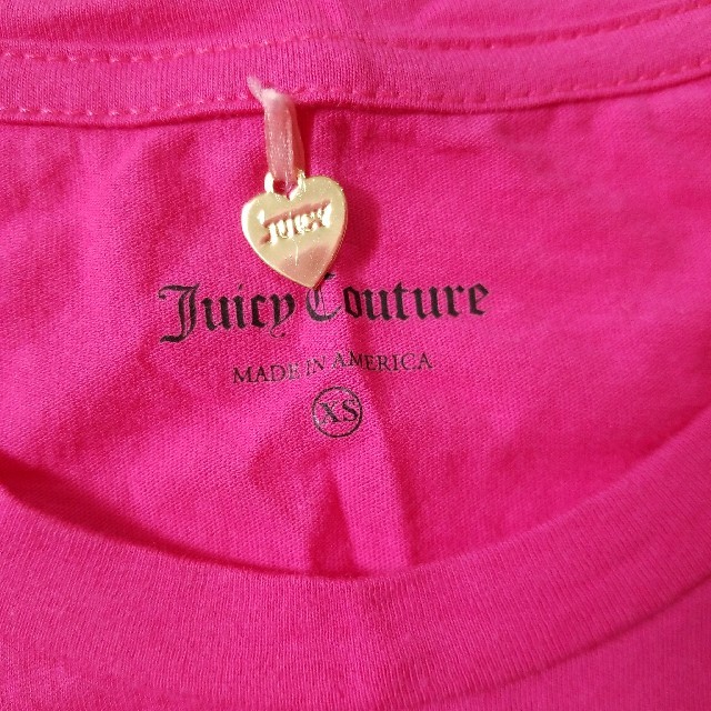Juicy Couture(ジューシークチュール)のJuicy Couture　Tシャツ　xs レディースのトップス(Tシャツ(半袖/袖なし))の商品写真