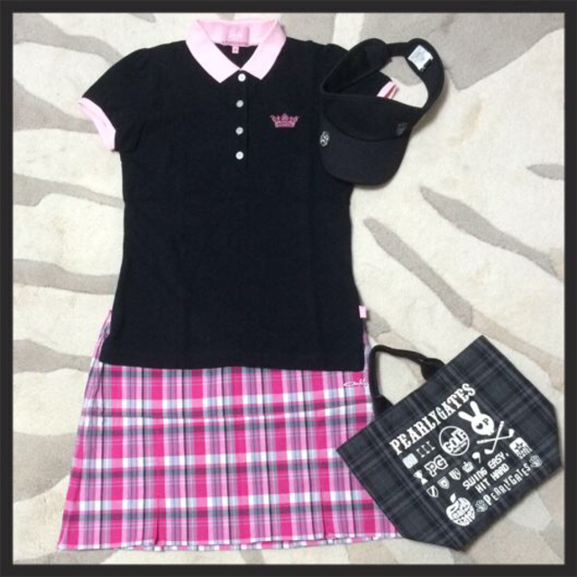Barbie(バービー)のＢarbie ゴルフ ポロシャツ レディースのトップス(ポロシャツ)の商品写真