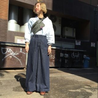 キャピタル(KAPITAL)の【美品 お値下げ 】キャピタル  ハイウエストダコタパンツ(ワークパンツ/カーゴパンツ)