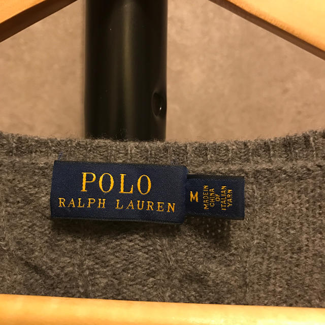 POLO RALPH LAUREN(ポロラルフローレン)のPOLO RALPH LAUREN ケーブルVネックニット レディースのトップス(ニット/セーター)の商品写真