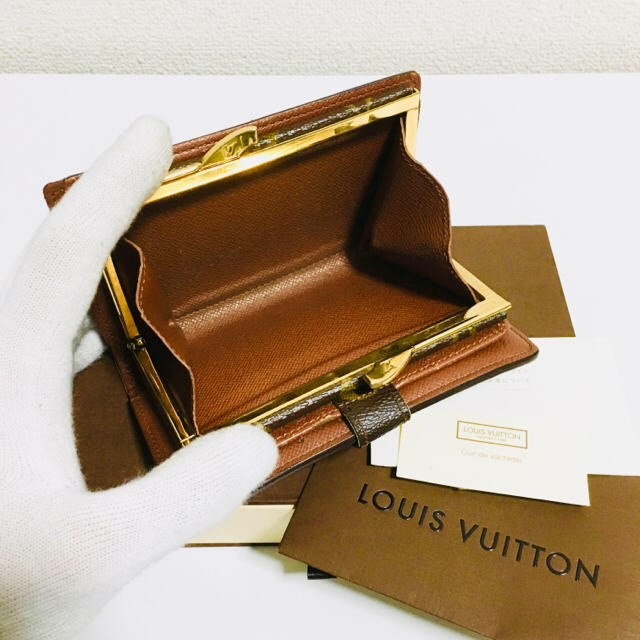 LOUIS VUITTON(ルイヴィトン)の25❤️超美品❤️ルイヴィトン❤️がま口 財布❤️正規品鑑定済み❤️ レディースのファッション小物(財布)の商品写真