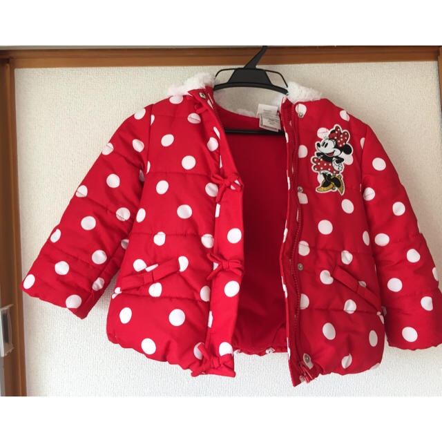 Disney(ディズニー)のディズニーミニー ジャンバー キッズ女の子110 キッズ/ベビー/マタニティのキッズ服女の子用(90cm~)(ジャケット/上着)の商品写真