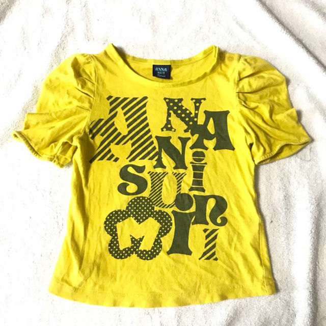 ANNA SUI mini(アナスイミニ)のアナスイミニ ANNA SUI mini 90 イエロー半袖 キッズ/ベビー/マタニティのキッズ服女の子用(90cm~)(Tシャツ/カットソー)の商品写真