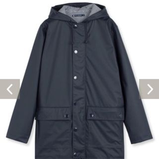 プチバトー(PETIT BATEAU)の美品 プチバトーヨットパーカー ブラック Sサイズ(ナイロンジャケット)