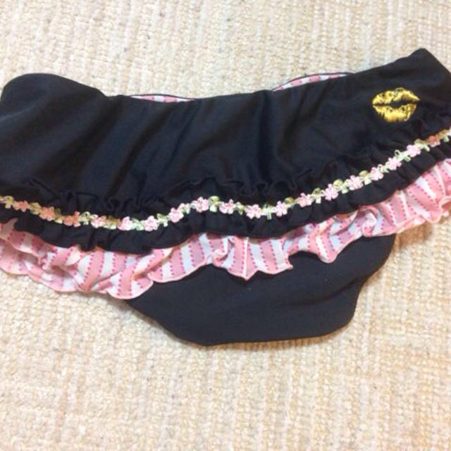 BETSEY JOHNSON(ベッツィジョンソン)の値下げ！！ベッツィ•ジョンソン黒ビキニ レディースの水着/浴衣(水着)の商品写真