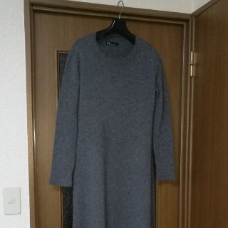 プラージュ(Plage)の【まい様専用✨】Plage　Woollen フレアワンピース　グレー(ロングワンピース/マキシワンピース)