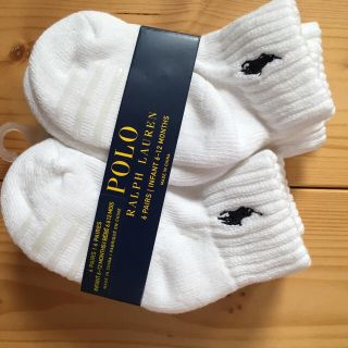 ポロラルフローレン(POLO RALPH LAUREN)のラルフローレンRALPH LAUREN 新品 ベビー 靴下 2足セット(靴下/タイツ)