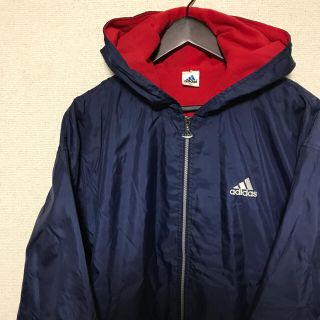 アディダス(adidas)の90s adidas バックロゴ ナイロンジャケット(ナイロンジャケット)