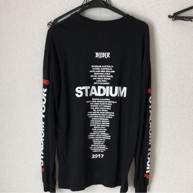 H&M(エイチアンドエム)の送料込！Justin Bieber stadium tour メンズのトップス(Tシャツ/カットソー(七分/長袖))の商品写真