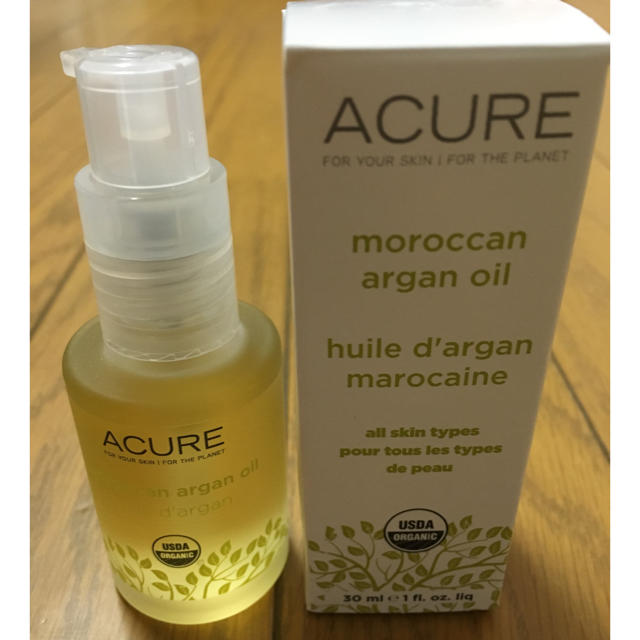 Acure アキュア モロッカン アルガンオイル 新品 コスメ/美容のスキンケア/基礎化粧品(フェイスオイル/バーム)の商品写真