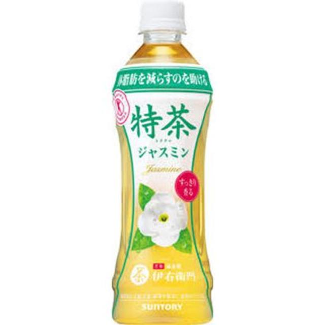 訳あり　サントリー 特茶 ジャスミン 500ml（特保）2箱（48本入） 食品/飲料/酒の飲料(茶)の商品写真