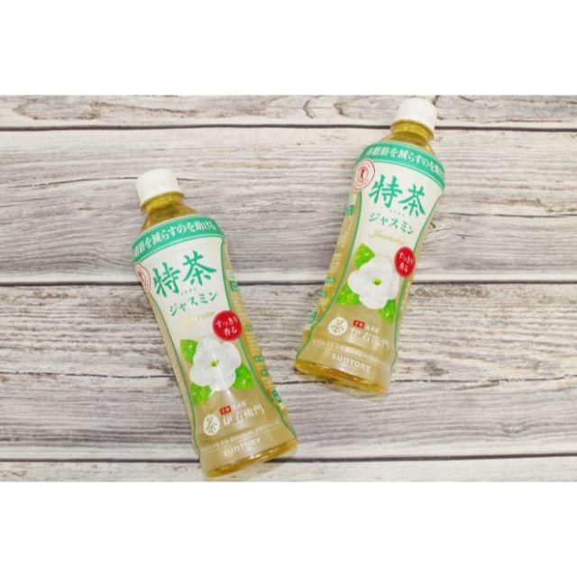 訳あり　サントリー 特茶 ジャスミン 500ml（特保）2箱（48本入） 食品/飲料/酒の飲料(茶)の商品写真