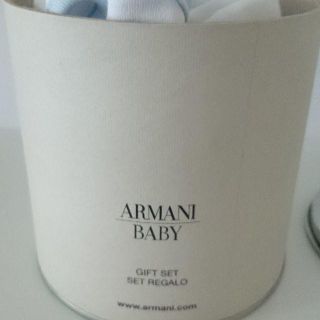 アルマーニ(Armani)の【korin様】ARMANI BABY☆ロンパース＆スタイセット(ロンパース)