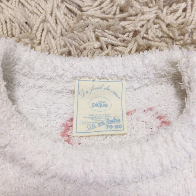 gelato pique(ジェラートピケ)のハートロンパース キッズ/ベビー/マタニティのベビー服(~85cm)(ロンパース)の商品写真