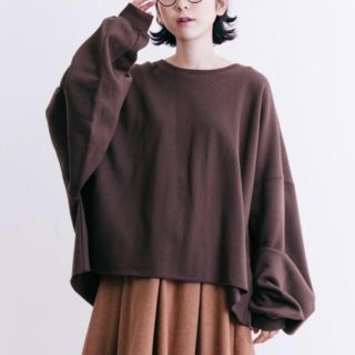 メルロー(merlot)のmerlot オーバーサイズ裏起毛スウェットトップス(トレーナー/スウェット)