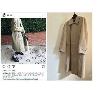 バーバリー(BURBERRY)のバーバリー　Burberry　バルマカーンコート(ロングコート)