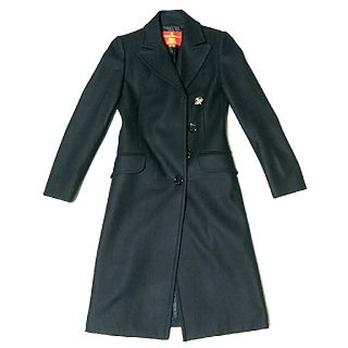 得価超歓迎 Vivienne Westwood インポート ロングコート 濃グレー