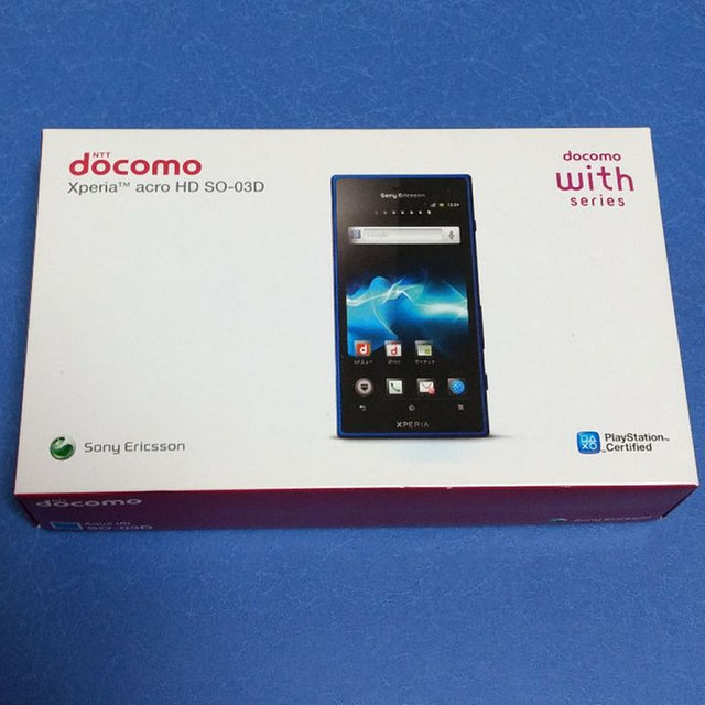 Xperia acro ブラック GB docomo