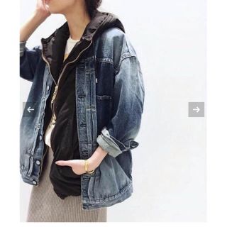 アパルトモンドゥーズィエムクラス(L'Appartement DEUXIEME CLASSE)の新品●STAMMBAUM OVERSIZE DENIM JACKET●(Gジャン/デニムジャケット)