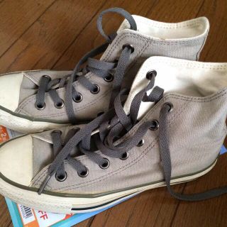 コンバース(CONVERSE)のコンバースグレー 22.5cm(スニーカー)